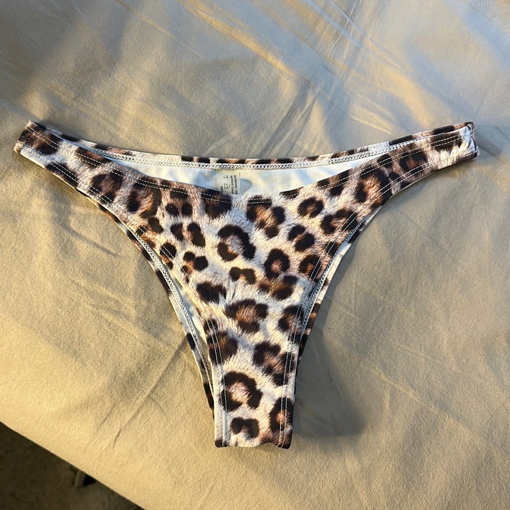 Leopard bikini bottoms from shein